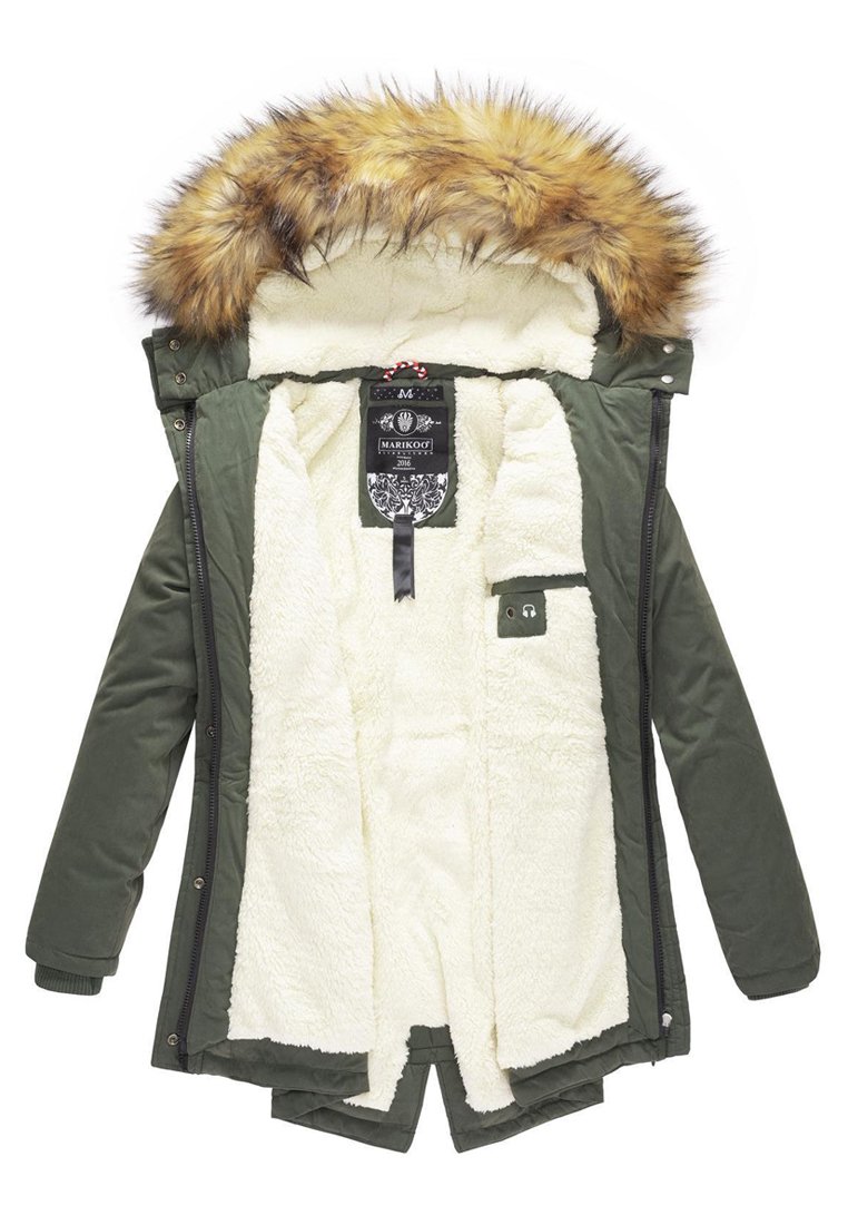 Damen Parkas | Marikoo Wintermantel green/grün - BN01638 Damen Parkas | Marikoo Wintermantel green/grün - BN01638