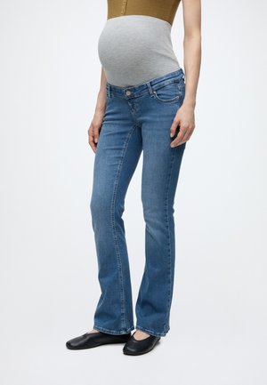 ONLY MATERNITY, OLMBLUSH - Jean flare - medium blue denim