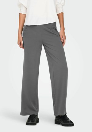 JDY JDYLOUISVILLE CATIA WIDE PANT - Trousers - grau