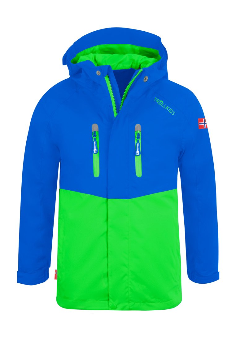 Trollkids Hardshell-jas blauw Trollkids Hardshell-jas blauw