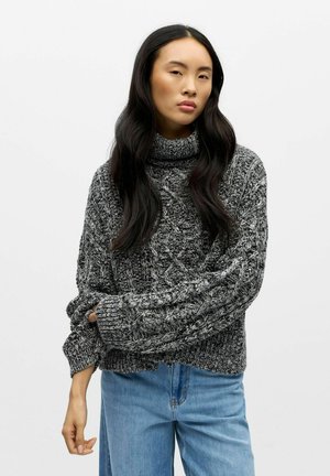 CHUNKY - Strikkegenser - black