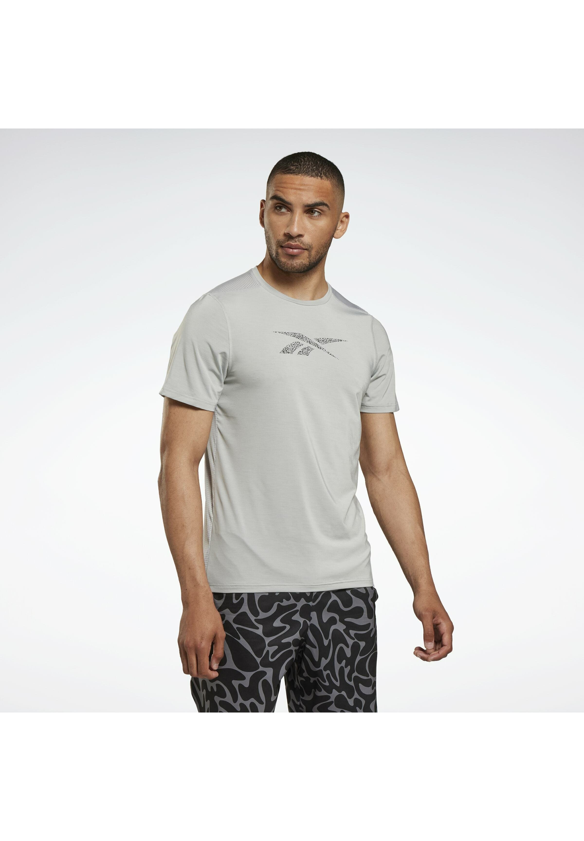 Reebok ACTIVCHILL - Print T-shirt - grey - Zalando.co.uk