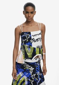 Desigual DOUBLE-STRAP - Top - white