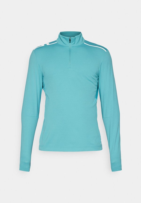 LEON QUARTER ZIP MID LAYER - Long sleeved top - teal3