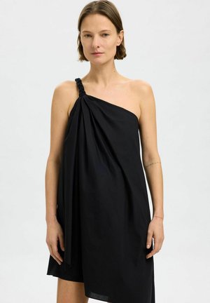 ONE-SHOULDER - Vardagsklänning - black