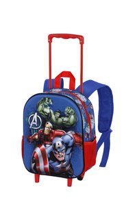 Karactermania CAPTAIN AMERICA FIRST SMALL 3D RUCKSACK WITH WHEELS - Trolley - Avengers multi-coloured