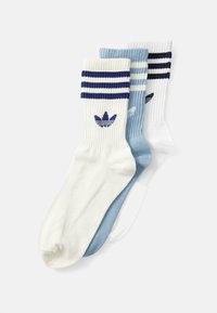 CREW UNISEX 3 PACK - Șosete - white tactile/blue/cream white
