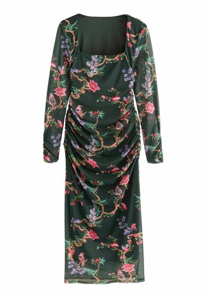 REGULAR FIT - Freizeitkleid - new green bird print