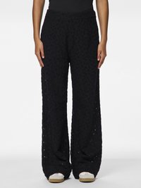 Pieces PCRANESSA STRAIGHT - Stoffhose - black