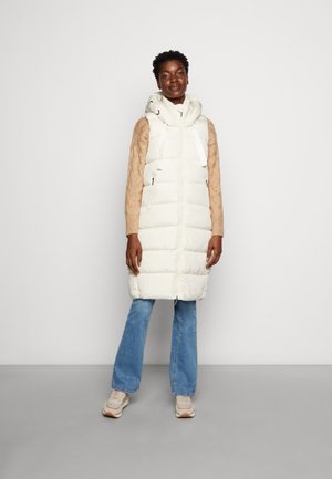 LONG VEST - Vest - fleur de sel