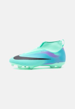 Nike Performance, JR MERCURIAL SUPERFLY 11 ACADEMY FG/MG KERR UNISEX - Футболни обувки за изкуствена трева - green glow/black