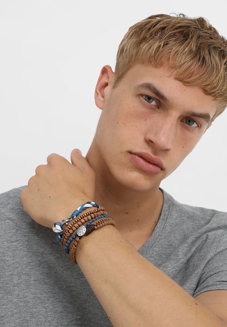 Herren Halsketten | Icon Brand NAUTILUS SET Armband multi/braun - JX97922 Herren Halsketten | Icon Brand NAUTILUS SET Armband multi/braun - JX97922