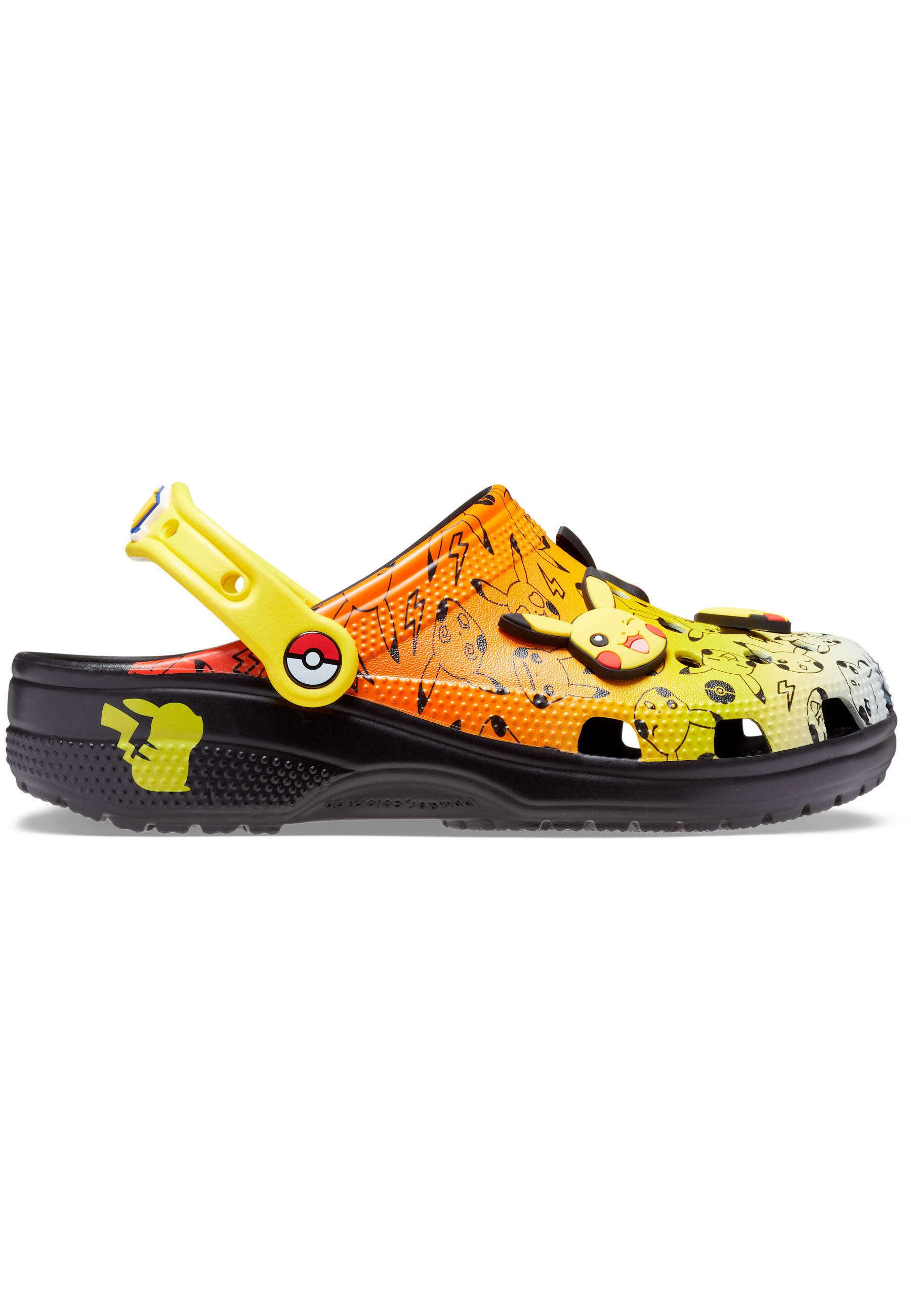 Crocs CLASSIC POKEMON - Sandalias planas - black/multi/multicolor - Zalando.es