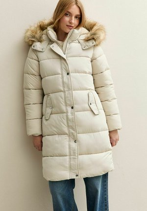 HOODED TIERED PUFFER  - Wintermantel - off white