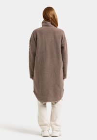 Didriksons JILL LONG FULL-ZIP - Fleecejacka - bark