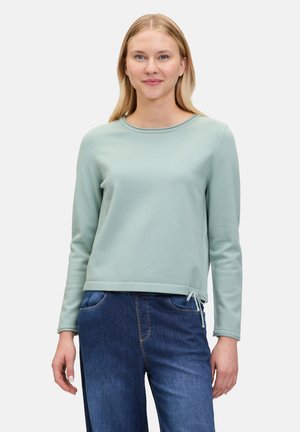 MIT RUNDHALSAUSSCHNITT - Maglione - jadeite