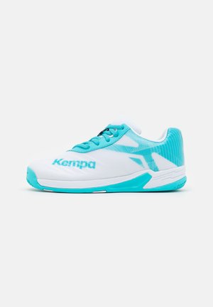 WING 2.0 JUNIOR UNISEX - Scarpe da pallamano - white/aqua