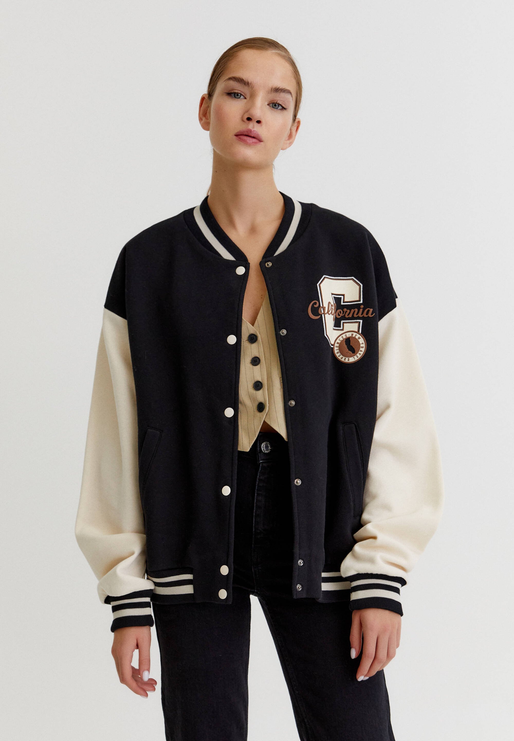 PULL\u0026BEAR Bomberjacks - black/zwart - Zalando.nl
