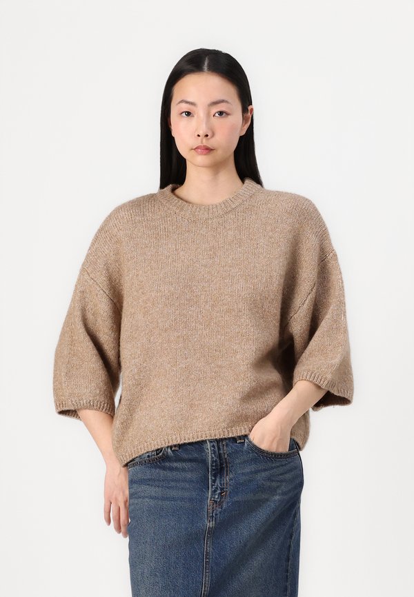 SHORT SLEEVE - Jumper - new camel2
