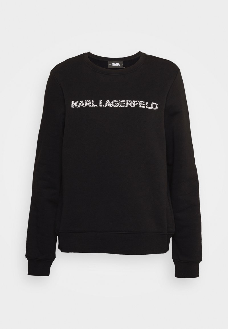 Damen Sweatshirts | KARL LAGERFELD ELONGATED LOGO ZEBRA Sweatshirt black/schwarz - KF66083 Damen Sweatshirts | KARL LAGERFELD ELONGATED LOGO ZEBRA Sweatshirt black/schwarz - KF66083