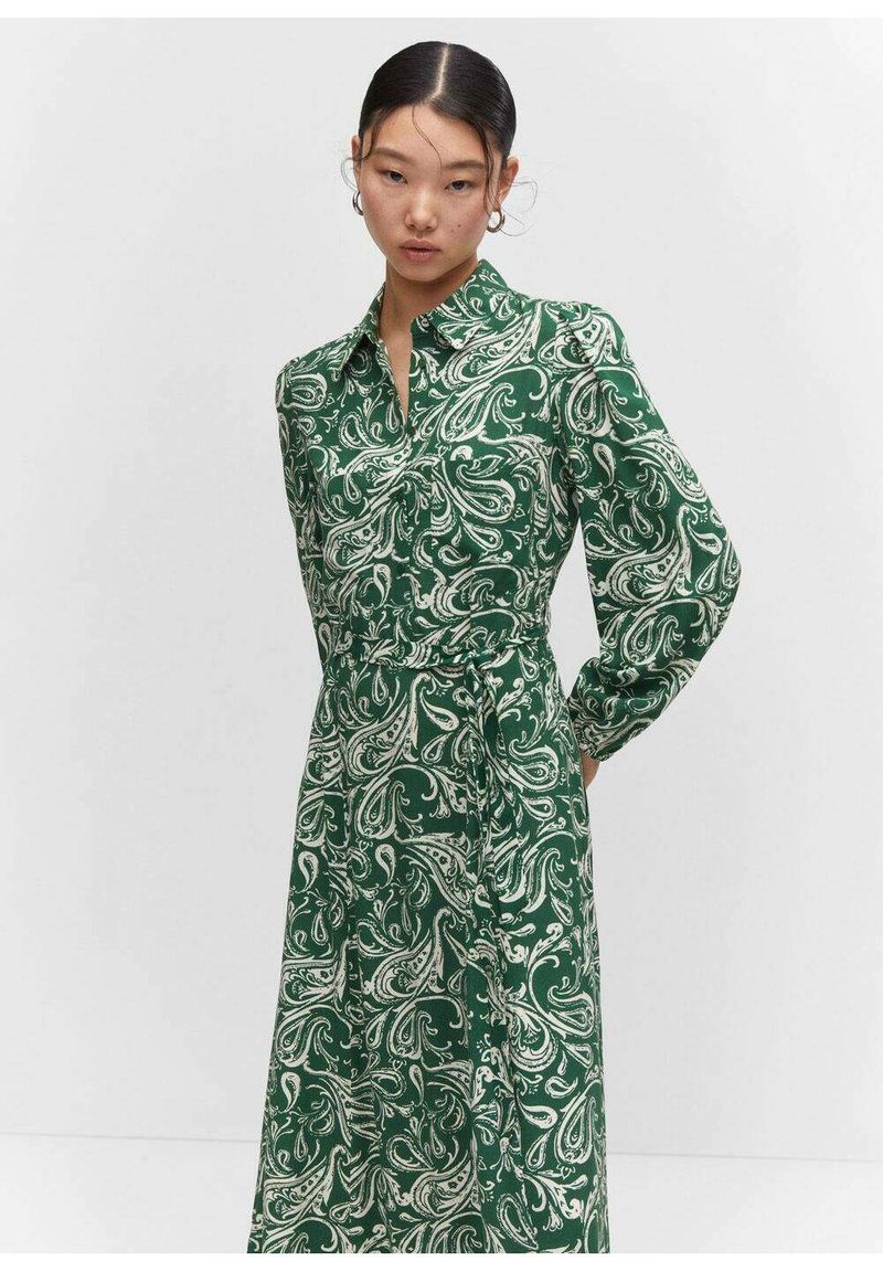 Mango APPLE5 - Shirt dress - green - Zalando