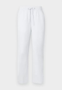 SEER SUCKER PULL ON - Hlače - light blue/white