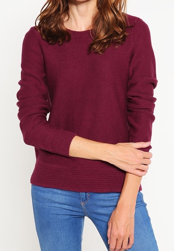 Esprit Strickpullover - dark red