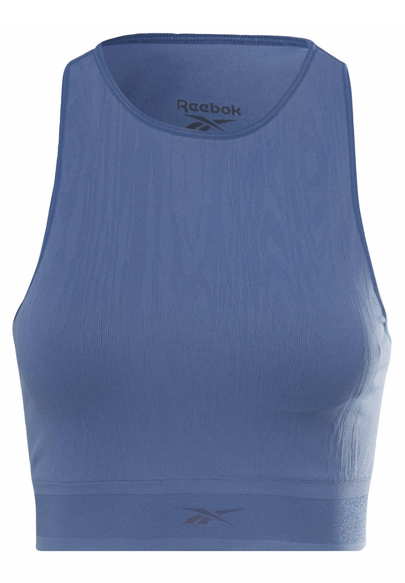 Damen Sportbekleidung | Reebok Top blue/blau - FW56608 Damen Sportbekleidung | Reebok Top blue/blau - FW56608