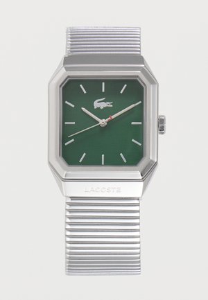 Lacoste RENE UNISEX - Ura - silver-coloured/green