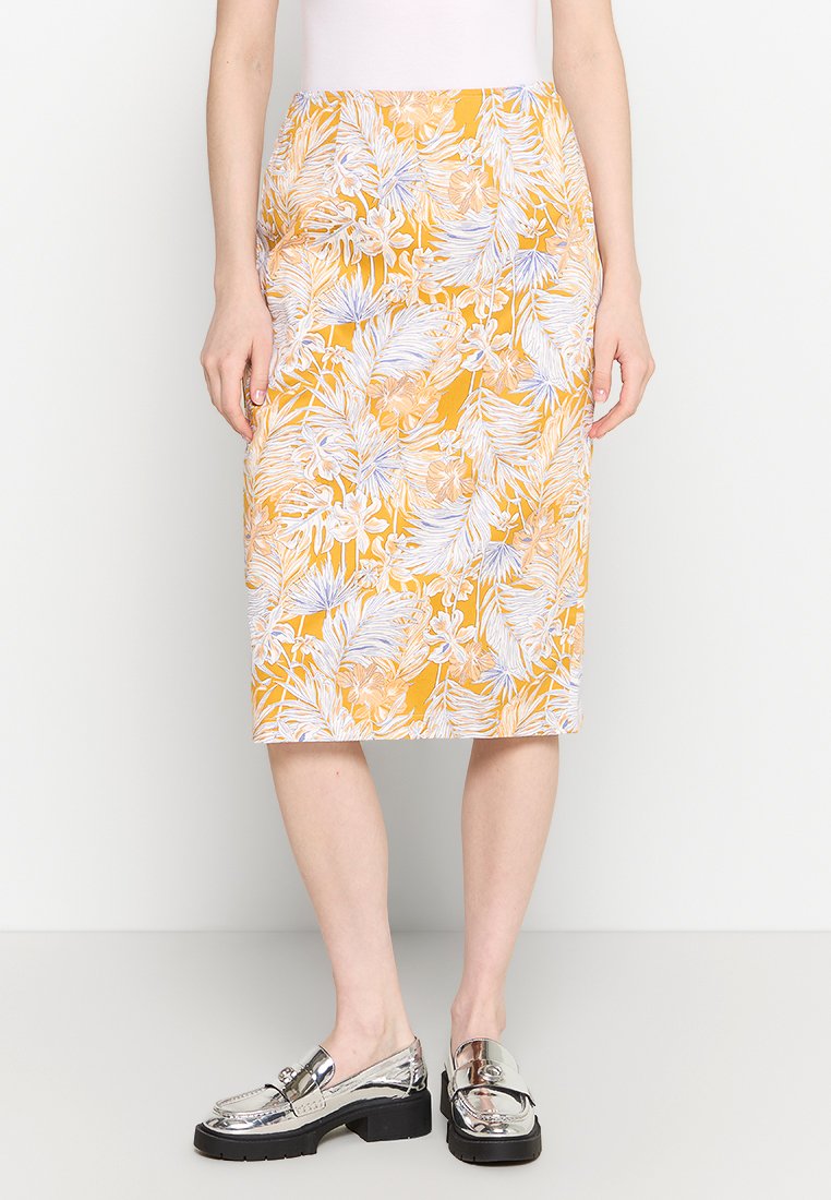 Damart Kokerrok geel Damart Kokerrok geel