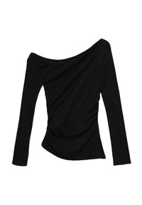 Bluză cu mânecă lungă - black