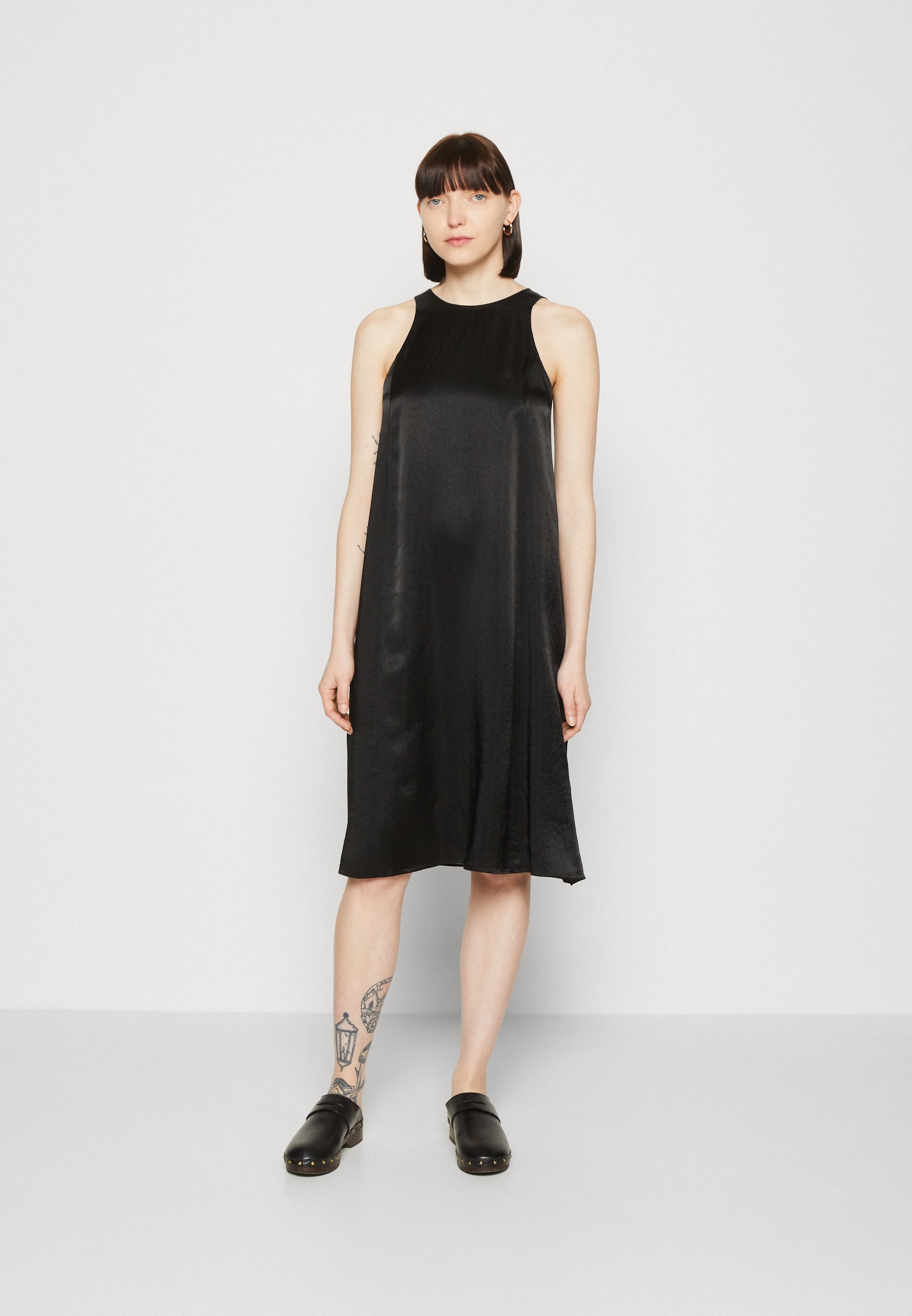 arket black dress Cocoon Taffeta Dress  Black  Women  ARKET NO