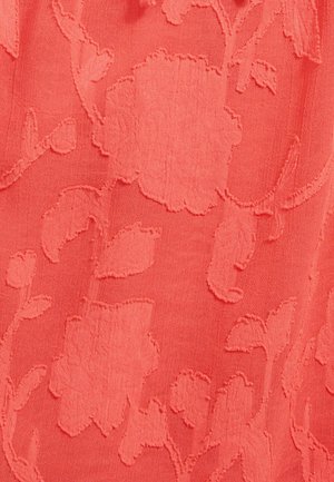 Friends Like These, REGULAR FIT - SHORT SLEEVE RUFFLE MINI DRESS . - Vestito casual - coral pink