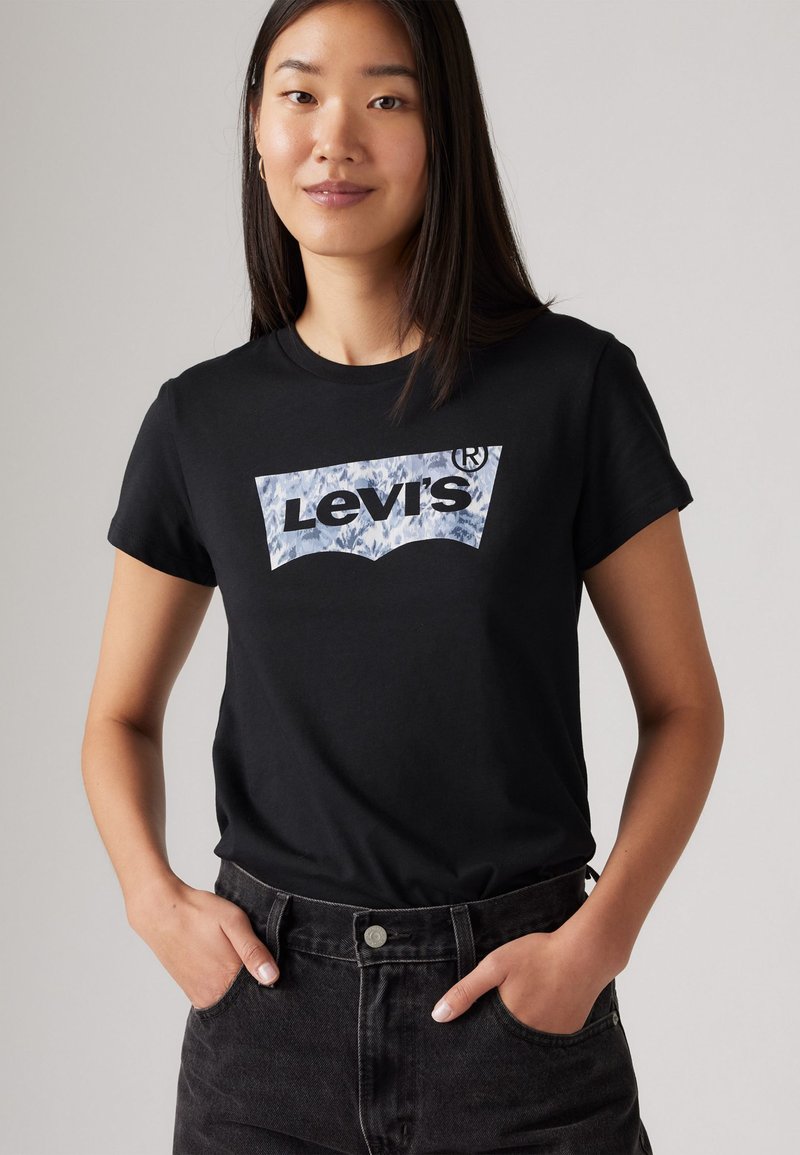 Levi's® - THE PERFECT TEE - Tricou cu imprimeu - black, Extindeți