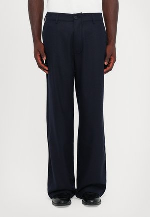 TROUSERS - Trousers - navy blue