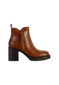 Divine Factory À ZIP - Bottines à plateau - camel