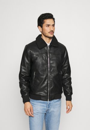 Lindbergh JACKET - Imiteret læderjakke - black