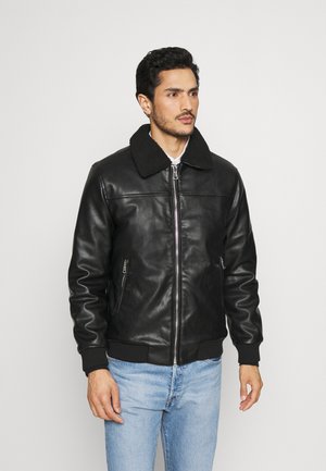 Lindbergh JACKET - Jakna iz umetnega usnja - black