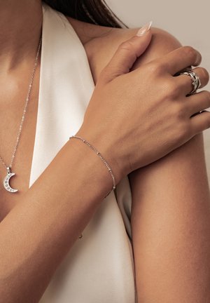 Hey Happiness, DAINTY BOBBLE CHAIN - Armband - silver-coloured