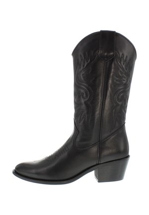 MAE  - Cowboy-/Bikerstiefelette - schwarz