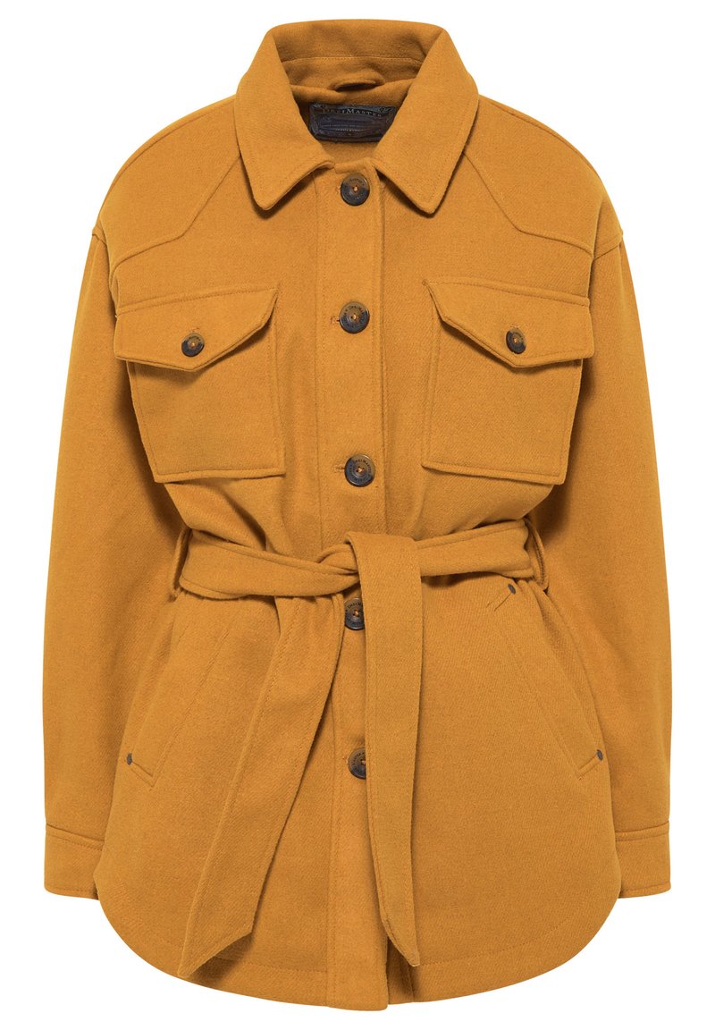 dreimaster Jas donkergeel