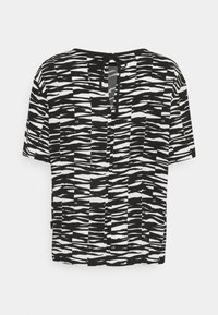 Calvin Klein Blusa - black/ecru