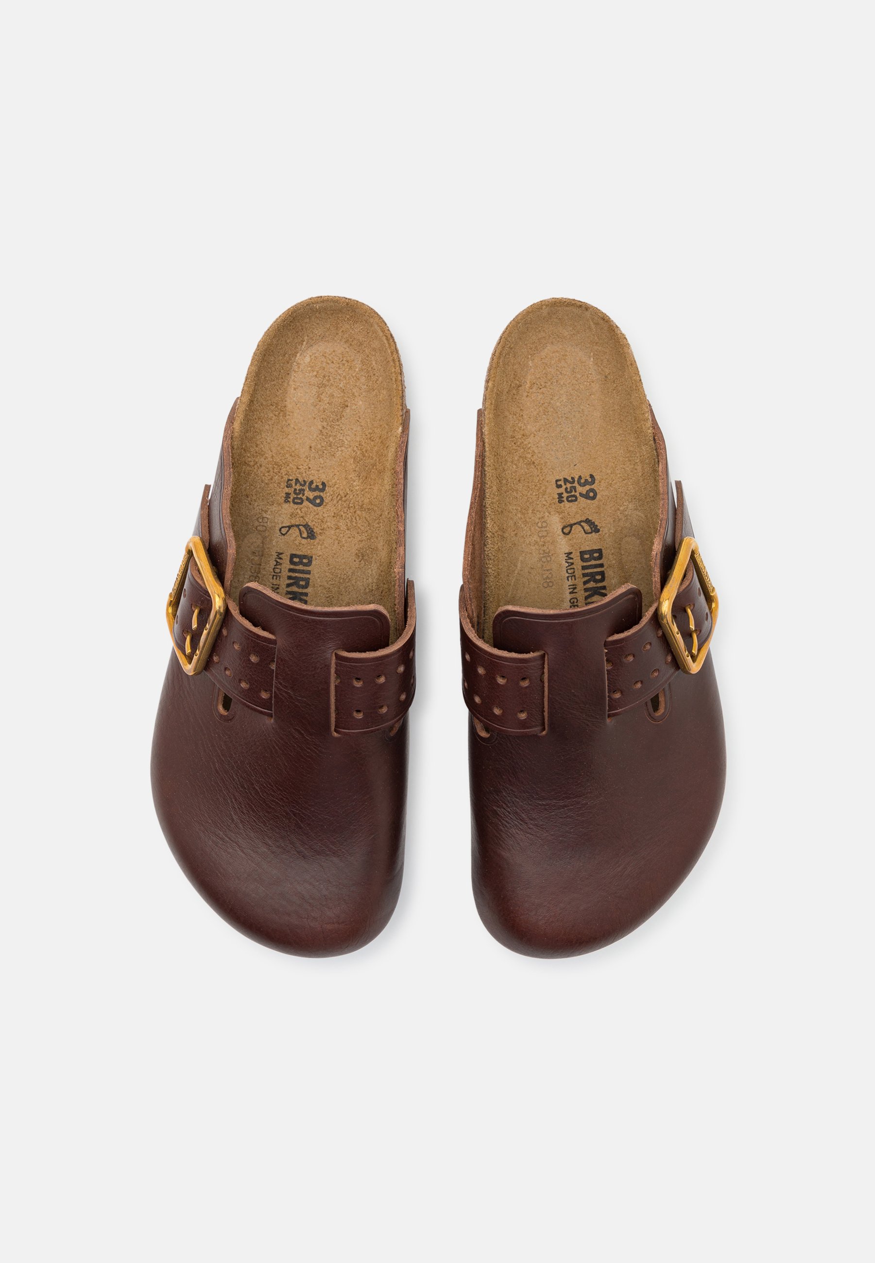 Birkenstock BOSTON BOLD GAP REGULAR - Mules - roast/marron foncé