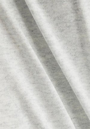 Light gray fabric with a smooth texture, featuring a subtle heather pattern. The material appears soft and slightly stretchy.