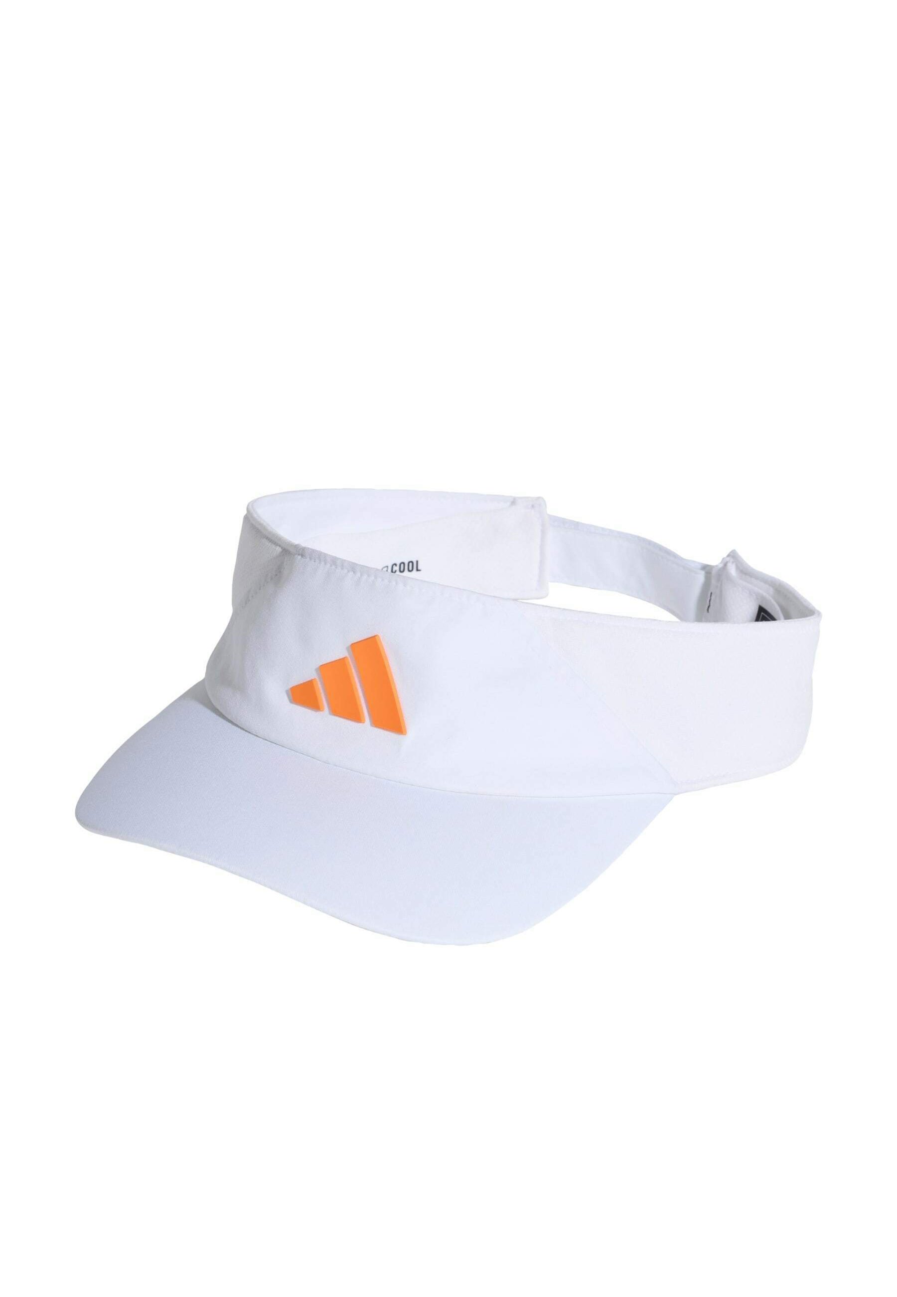adidas Performance VISOR CLIMACOOL - Gorra - white pure orange