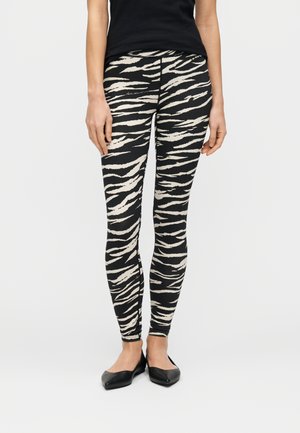 LEGGINS LEA - Leggings - black/white