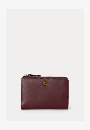 Lauren Ralph Lauren, LEATHER SMALL BI-FOLD WALLET - Portafoglio - dark garnet