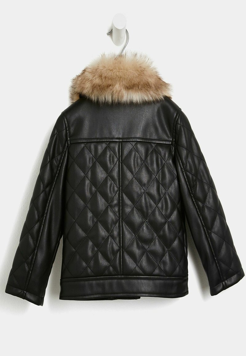 Kinder Jacken | River Island Kunstlederjacke black/schwarz - AS68868 Kinder Jacken | River Island Kunstlederjacke black/schwarz - AS68868