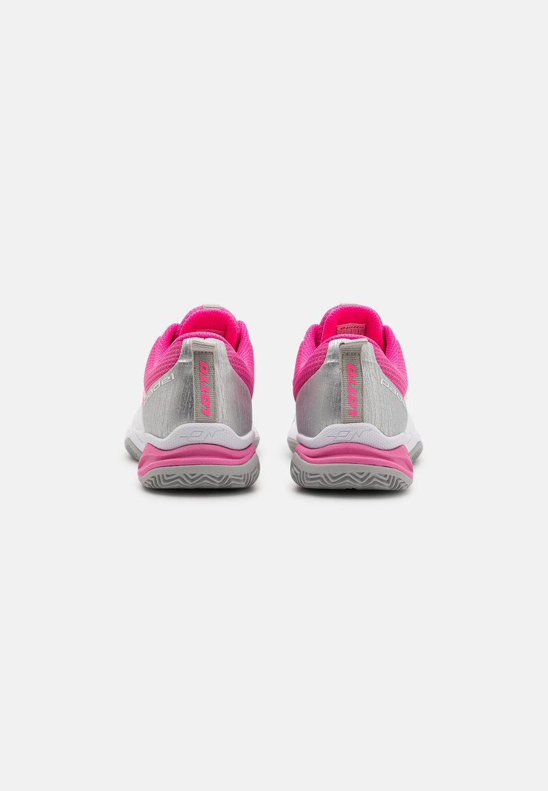 Lotto SUPERRAPIDA 400 IV - Zapatillas de para tierra batida - all white/wild orchid/blanco - Zalando.es