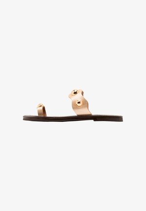 Porronet, SANDALIAS PLANAS MUJER PORRONET 3214 - Sandalias de dedo - gold-coloured